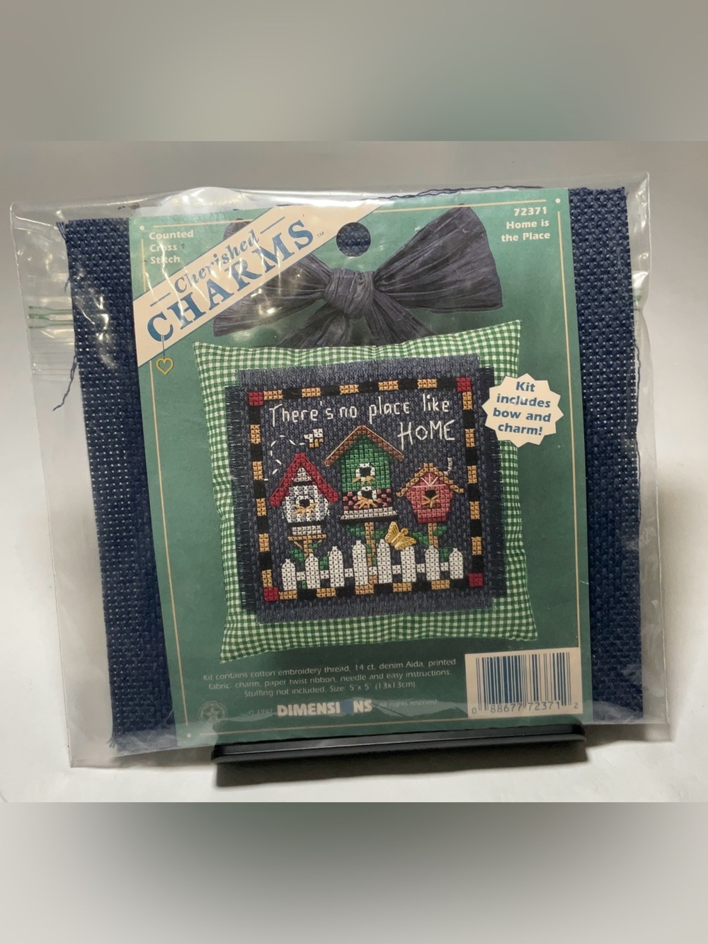 Dimensions Cross Stitch Kit 72371 Cherished Charms Home the Place 5x5 (Started)